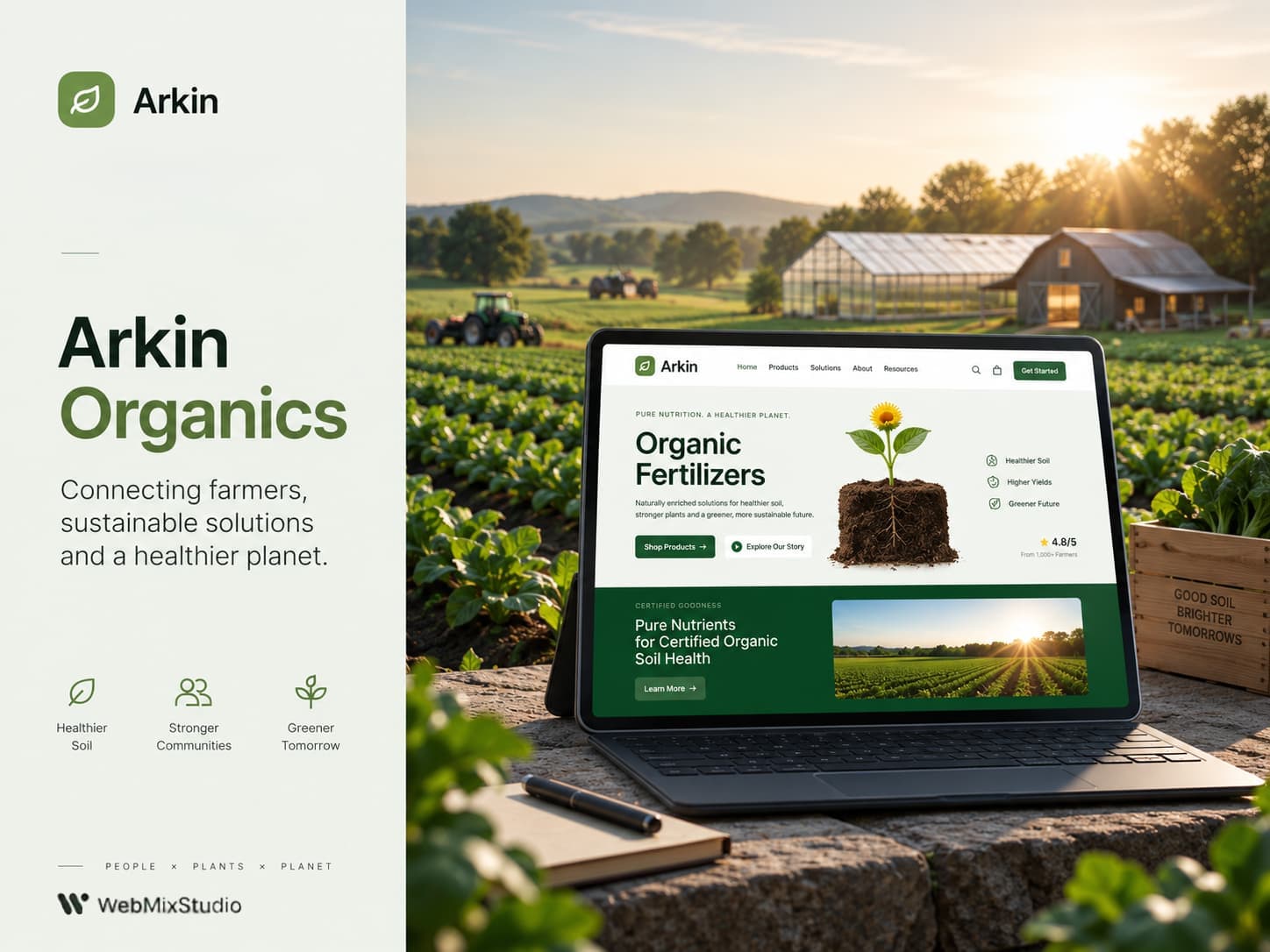 Transforming Arkin Organics: From a Fragmented Catalog to a High-Authority B2B Agricultural Platform