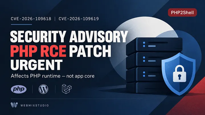 PHP2Shell: How to Patch CVE-2026-109618 and CVE-2026-109619 in PHP, WordPress and Laravel